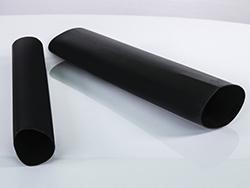 Tubo termorretráctil, de control de esfuerzo